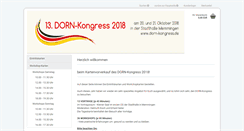 Desktop Screenshot of kartenvorverkauf.dorn-kongress.de