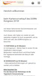 Mobile Screenshot of kartenvorverkauf.dorn-kongress.de